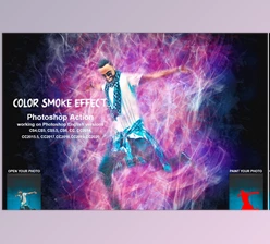 Download Color Smoke Effect Photoshop Action CreativeMarket-5471748 (ABR, PAT, ATN)