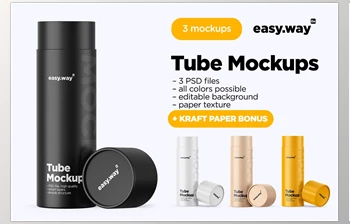 Download Tubes PSD <span class='badge badge-warning'>Mockups</span> Pack CreativeMarket-5715926 (PSD)