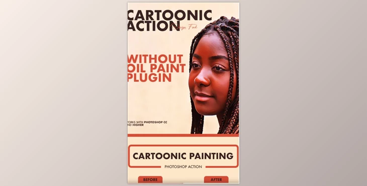 Download Cartoonic Painting Photoshop Action GraphicRiver-29670696 (ATN)