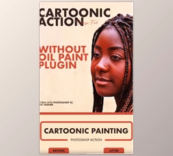 Download Cartoonic Painting Photoshop Action GraphicRiver-29670696 (ATN)