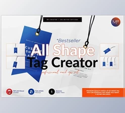 Download All Shape Tag Creator Mock-up CreativeMarket-5623559 (PSD)