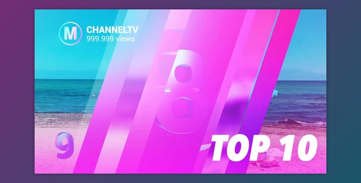 Download Top 10 Youtube Slideshow (Videohive 23353410)