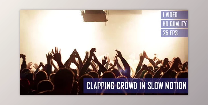 Download Clapping Concert Crowd In Slow Motion (Videohive 6695990)