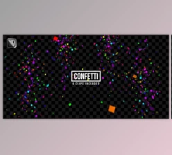 Download Confetti (Videohive 19545162) - Photo PNG + Alpha