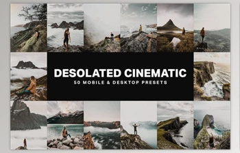Download 50 Desolated <span class='badge badge-warning'>Cinematic</span> Lightroom Presets and LUTs (CreativeMarket 4755397) - XMP, PNG, DNG, ZIP, PDF