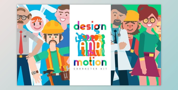 Download Videohive Design and Motion Character Kit 20838034
