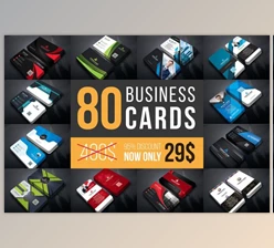 CreativeMarket - Business Cards Mega Bundle By Curve Design