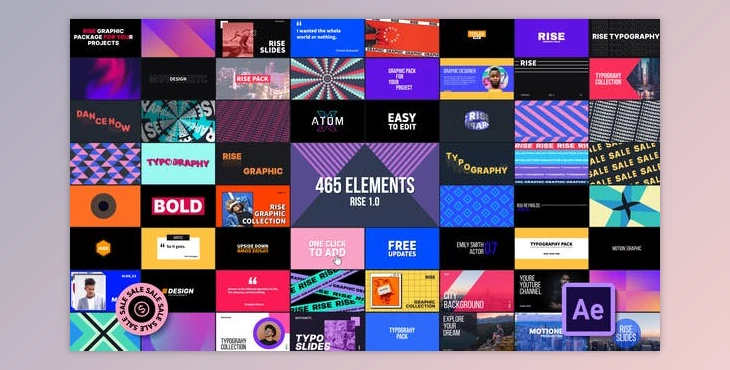 Download Graphics Pack | Rise (Videohive 29704909) - AE Project