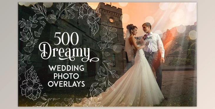 Download 500 Dreamy Wedding Photo Overlays Bundle - AE Project