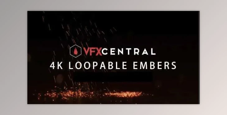 Download VFXCentral - LOOPABLE EMBERS (4K MOV)