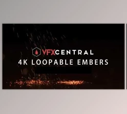 Download VFXCentral - LOOPABLE EMBERS (4K MOV)
