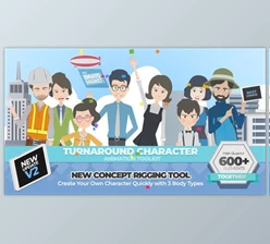 Download Videohive Turnaround Character Animation Toolkit V3 22379360