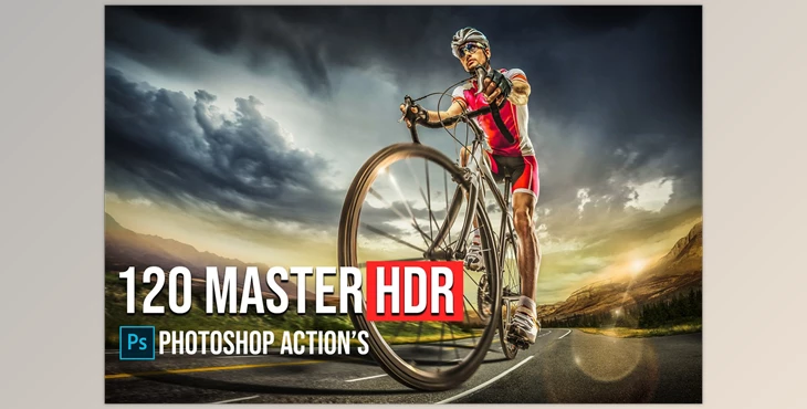 Download 120 Master HDR Photoshop Actions CreativeMarket-5783739 (ATN)