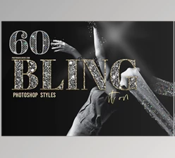 Download Bling it on Photoshop Styles CreativeMarket-5747294 (JPG, ABR, ASL)