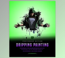 Download Dripping Painting – Photoshop Action GraphicRiver-29878099 (ABR, ATN, PSD)