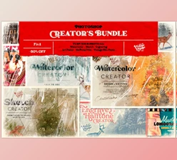 Download Photoshop Creator’s Bundle - 7 in 1 CreativeMarket-5333904 (XMP, DNG)