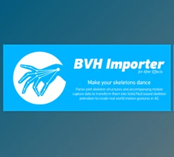 Download Aescripts BVH Importer v1.6 (Win, Mac)