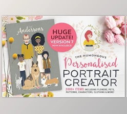 Personalised Portrait Creator V7 (CreativeMarket-691377)