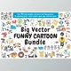 Vector Cartoon Bundle (CreativeMarket-780478)
