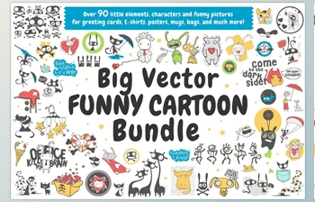 Vector Cartoon <span class='badge badge-warning'>Bundle</span> (CreativeMarket-780478)