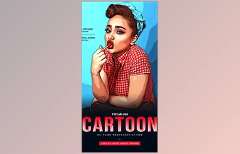 Download Cartoon <span class='badge badge-warning'>Maker</span> Photoshop Action GraphicRiver-29625182 (ATN)