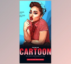 Download Cartoon Maker Photoshop Action GraphicRiver-29625182 (ATN)