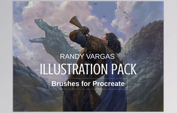 Download Illustration Pack – Brushes for <span class='badge badge-warning'>Procreate</span> By Randy Vargas (Gumroad)