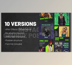 Download Instagram Grunge Posts Vol.01 (Videohive 29772384) - AE Project