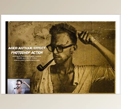 Download Aged Antique Effect Photoshop Action CreativeMarket-5657752 (ATN, PDF, PAT)