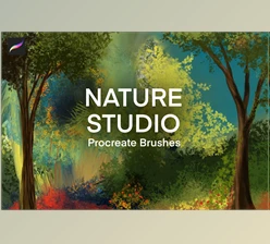 Download Nature Studio – Landscape Procreate Brushes CreativeMarket-5110627