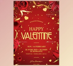 Download Valentine Flyer GraphicRiver-29975906 (PSD)