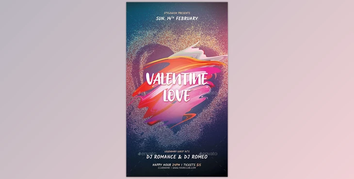 Download Valentine Love Flyer GraphicRiver-29967680 (PSD)