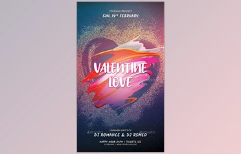 Download Valentine <span class='badge badge-warning'>Love</span> Flyer GraphicRiver-29967680 (PSD)