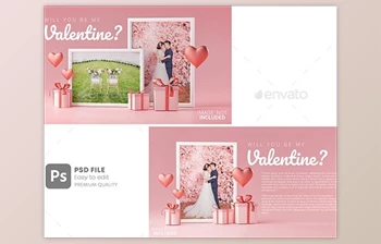Download Photo Frame Mockup Template Love Heart Valentine Wedding Invitation Card <span class='badge badge-warning'>Design</span> GraphicRiver-30090490 (PSD)