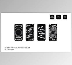 Download Kinetic Typography Instagram (Videohive  24988557) - AE Project