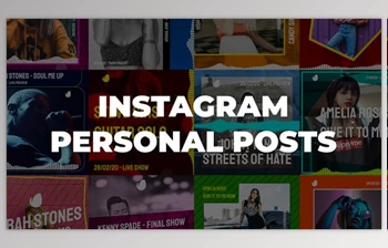 Download Instagram <span class='badge badge-warning'>Personal</span> Posts (Videohive 25821013) - AE Project