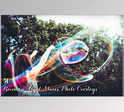 Download 50 Rainbow Light Waves Overlays – CreativeMarket 3499904 (JPG)
