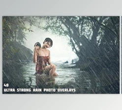 Download 40 Ultra Strong Rain Photo Overlays