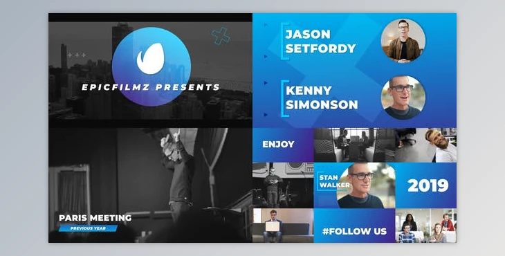 Download Clean Event Slideshow (Videohive 23375549) - AE Project