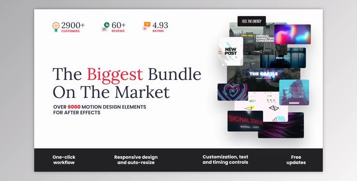 Download 6000+ Graphics Pack V7.2 (Videohive 24321544) - AE Project