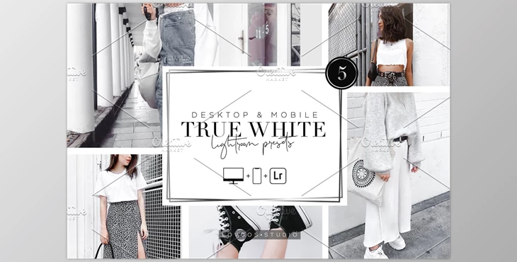 Download TRUE WHITE – Lightroom Presets CreativeMarket-5485157 (Mob, Desk)