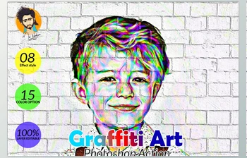 Download Graffiti Art Photoshop Action <span class='badge badge-warning'>CreativeMarket-5804789</span> (ATN, PAT)