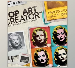 Download POP ART Creator PRO – Photoshop Action GraphicRiver-4183620