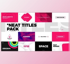 Download Neat Titles Pack | Premiere Pro (Videohive 30085575) - PR Project