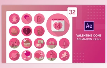 Download Valentine <span class='badge badge-warning'>Animation</span> Icons | <span class='badge badge-warning'>After</span> <span class='badge badge-warning'>Effects</span> (Videohive 30291301) - AE Project