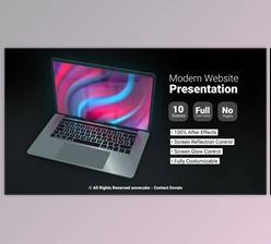 Download Modern Website Presentation (Videohive 30245102) - AE Project