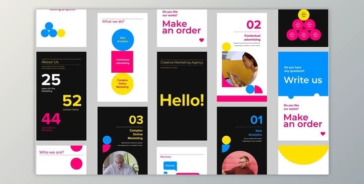 Download Marketing Agency Promo Stories Pack (Videohive 30290178) - AE Project