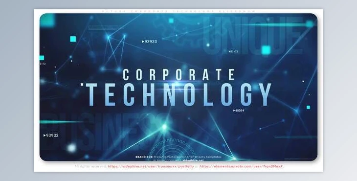 Download Future Corporate Technology Trailer | Slideshow (Videohive 30299857) - AE Project