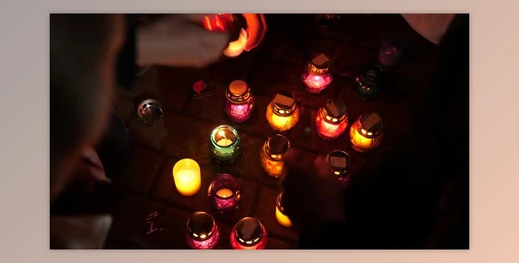 Download Remembrance Day. Holocaust. Terror Victims Memorial. Hands Lighting Candles. Burning Candles (Videohive 28332272)