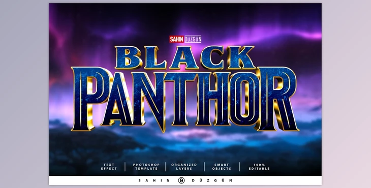 Black Panthor | Text-Effects/Mockups Graphicriver 28286854